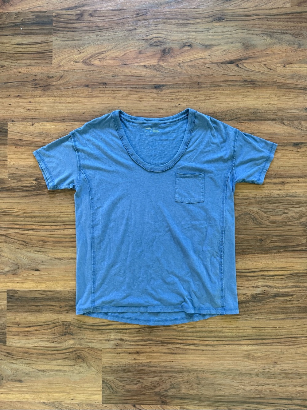 Blue Oversized aerie Tee